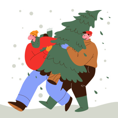 Parcs à sapins : collecte pour les résidences