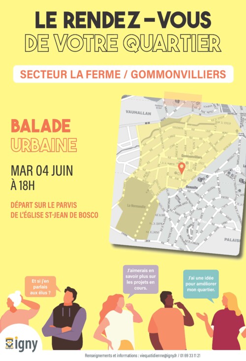 Image de l'événement: Balade urbaine – secteur Gommonvilliers