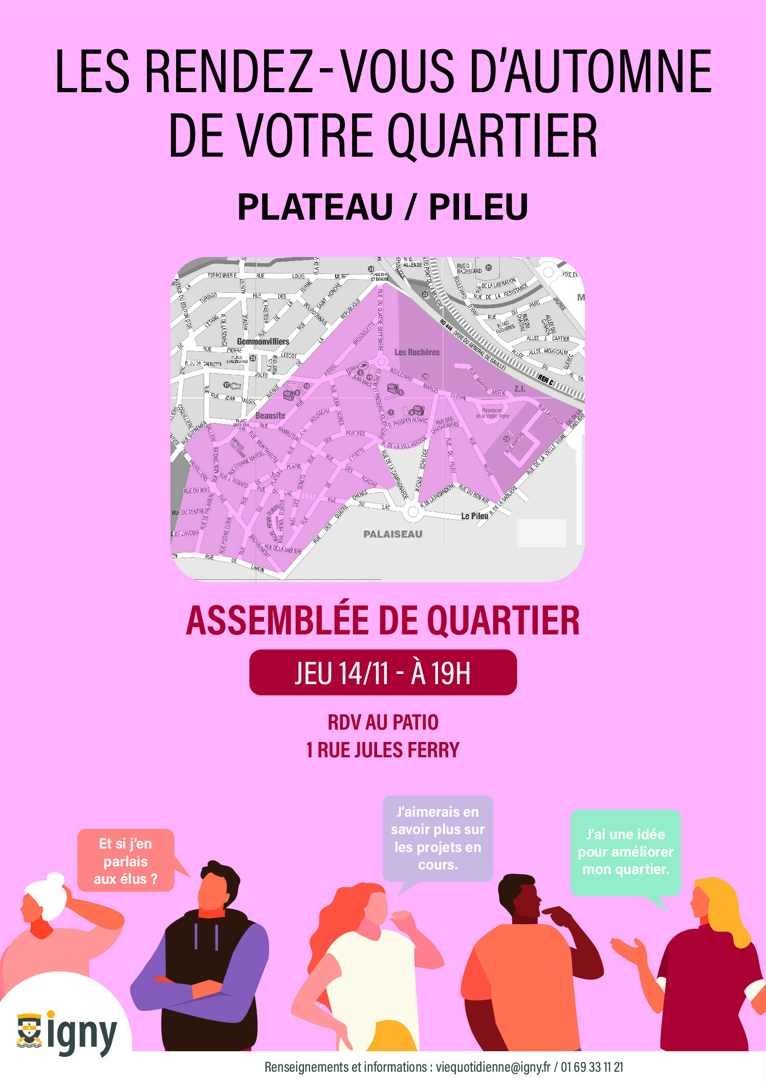 Image de l'événement: Assemblée de quartier – Plateau/Pileu