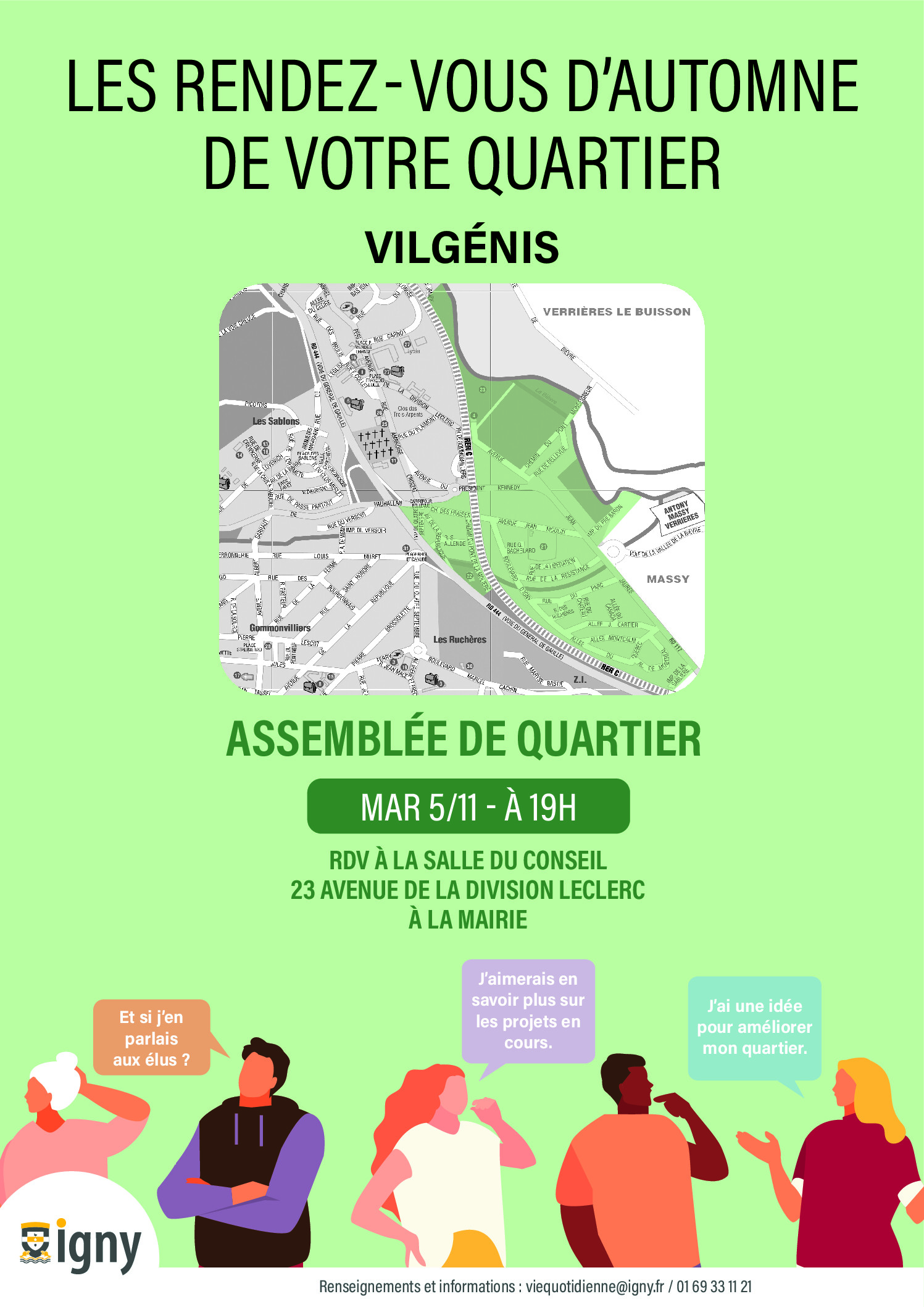 Image de l'événement: Assemblée de quartier – Vilgénis