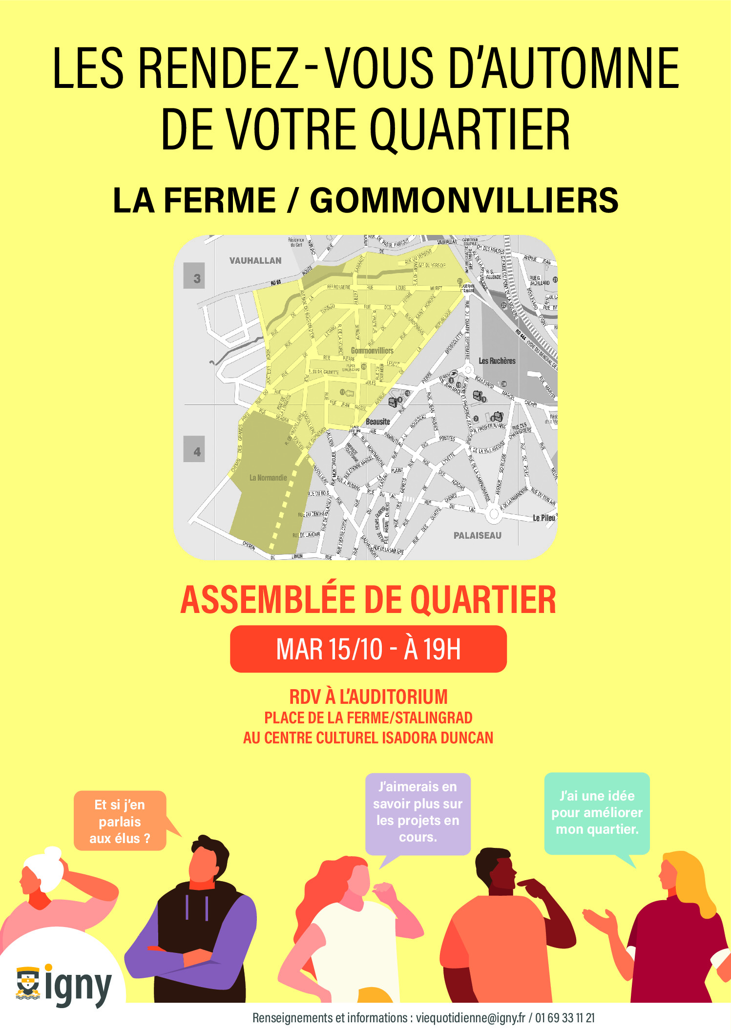 Image de l'événement: Assemblée de quartier – La ferme / Gommonvilliers