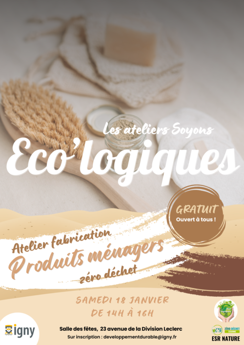 Image de l'événement: Atelier Soyons Eco’logiques : J’entretiens ma maison au naturel