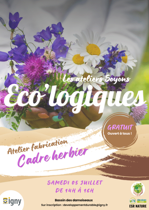 Image de l'événement: Atelier soyons éco’logiques : fabrication cadre herbier