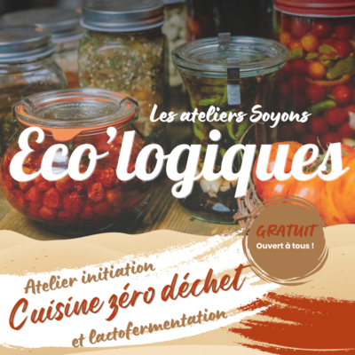 Atelier Soyons éco&rsquo;logiques : zéro déchet et lactofermentation