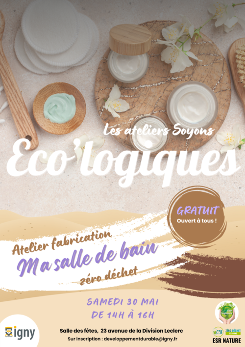 Image de l'événement: Atelier Soyons éco&rsquo;logiques : salle de bain zéro déchet