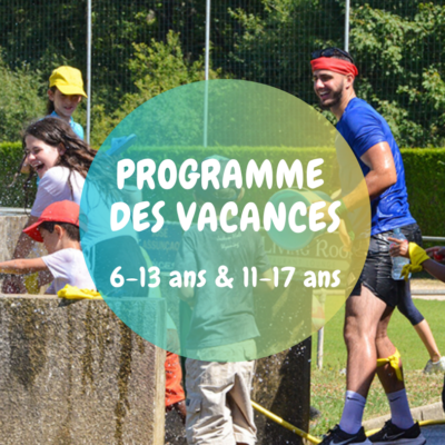 Programme vacances enfants/ados