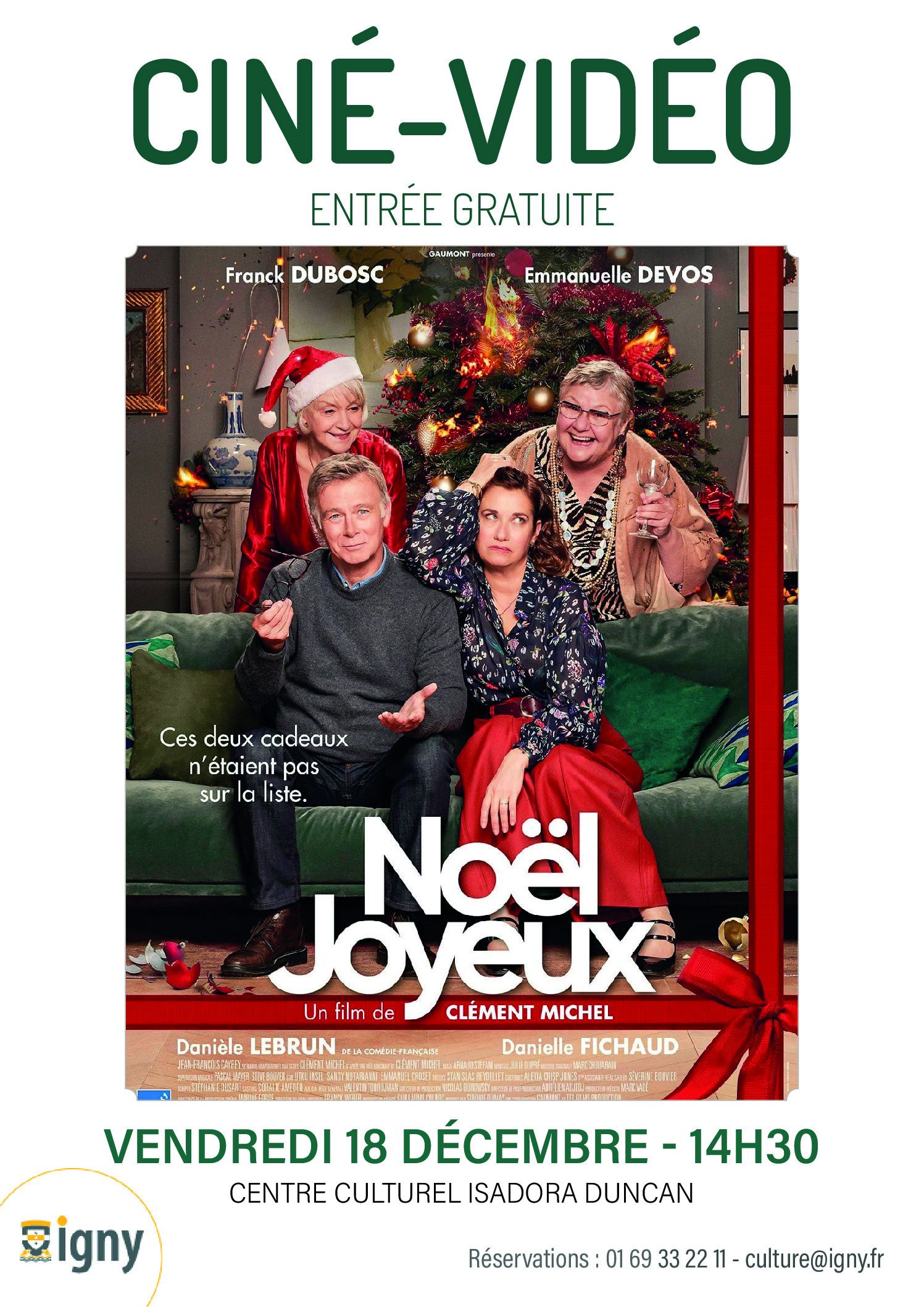 Image de l'événement: Ciné-vidéo : « Noël Joyeux »