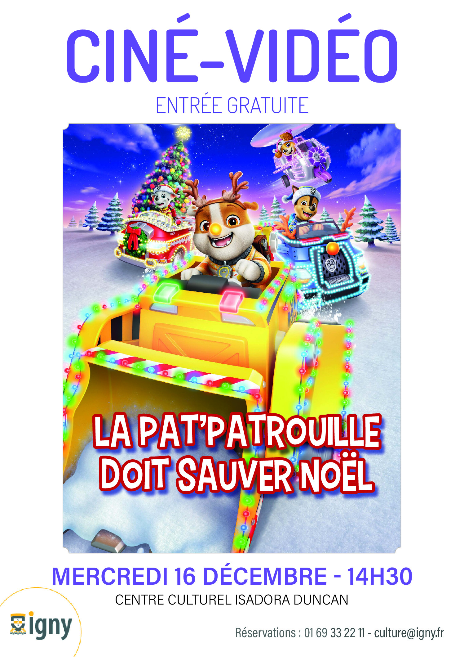 Image de l'événement: Ciné-vidéo : « La pat patrouille doit sauver noël »