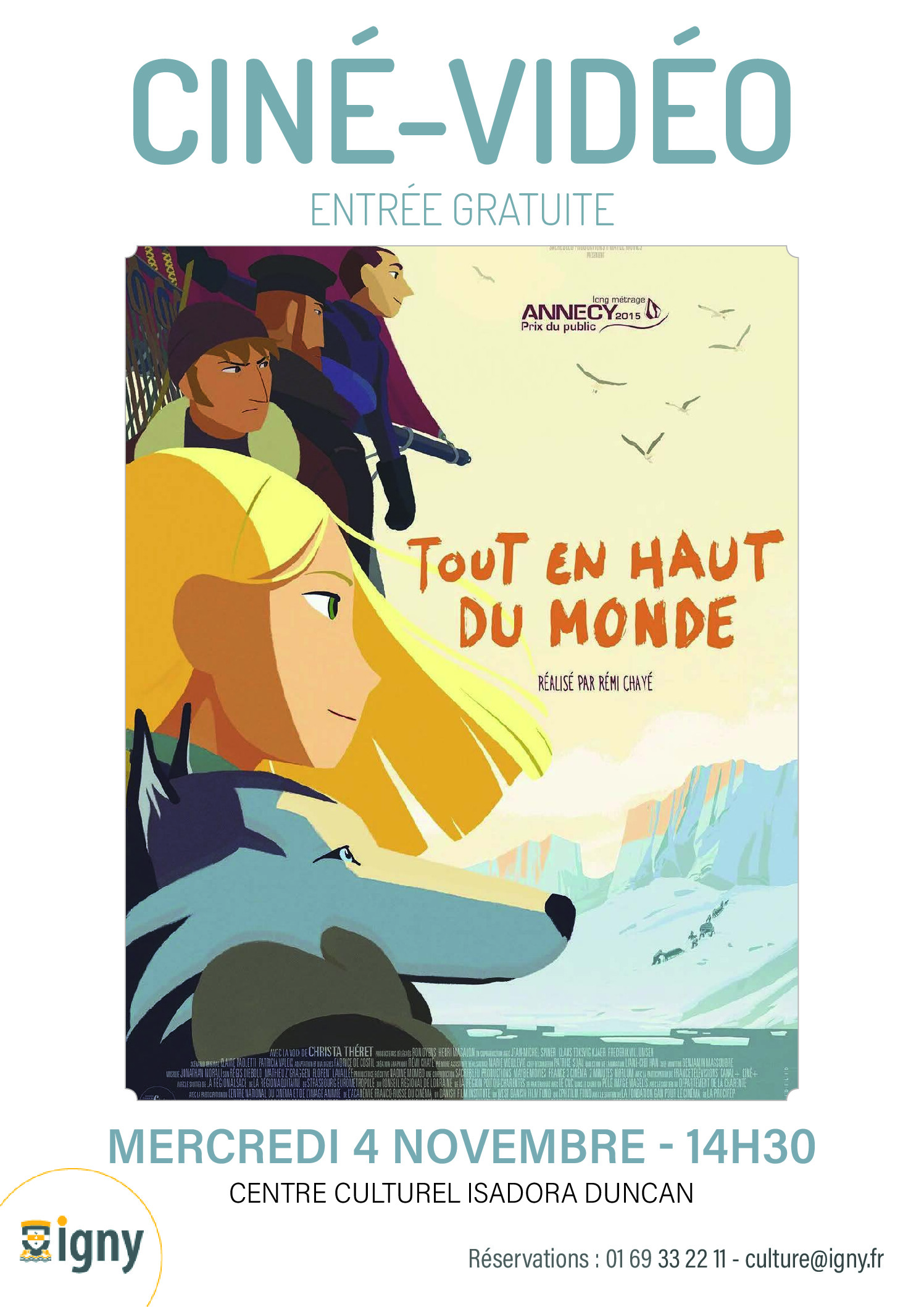 Image de l'événement: Ciné-vidéo : « Tout en haut du monde »