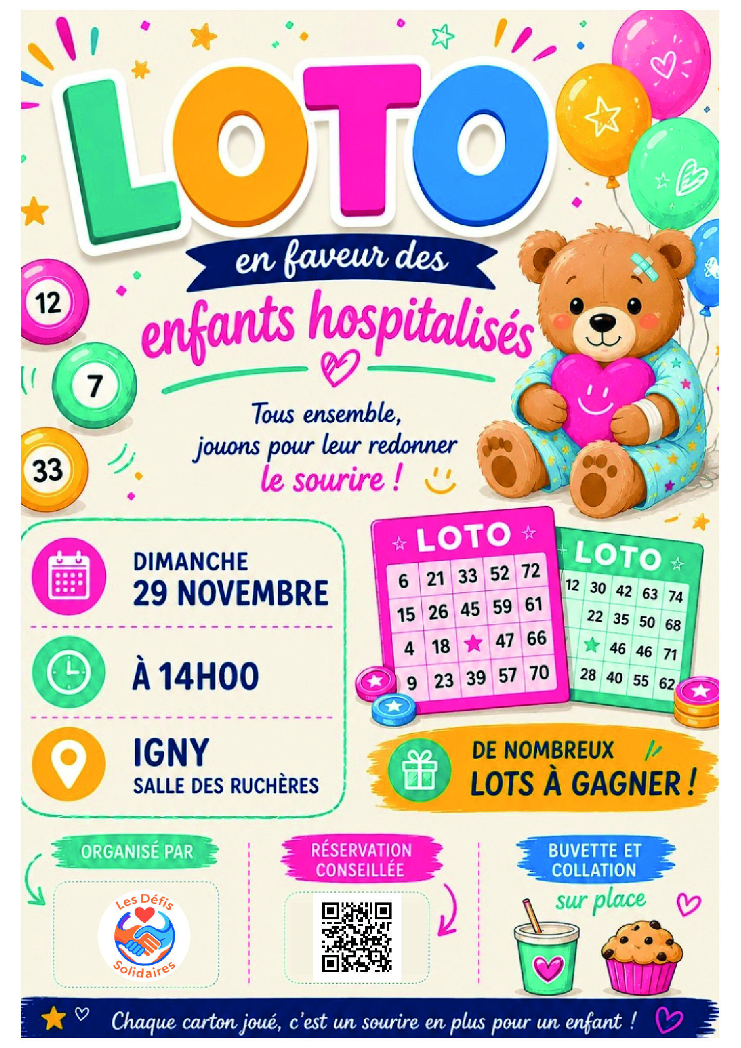 Image de l'événement: Loto en faveur des enfants hospitalisés