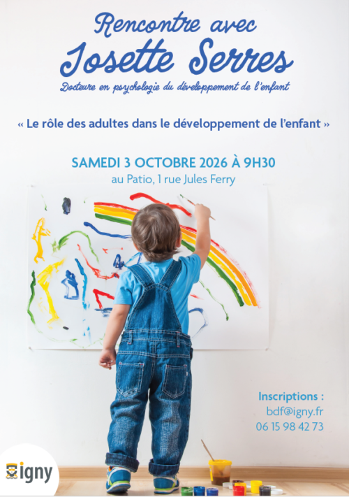 Image de l'événement: Conférence : « Le rôle des adultes dans le développement de l’enfant »